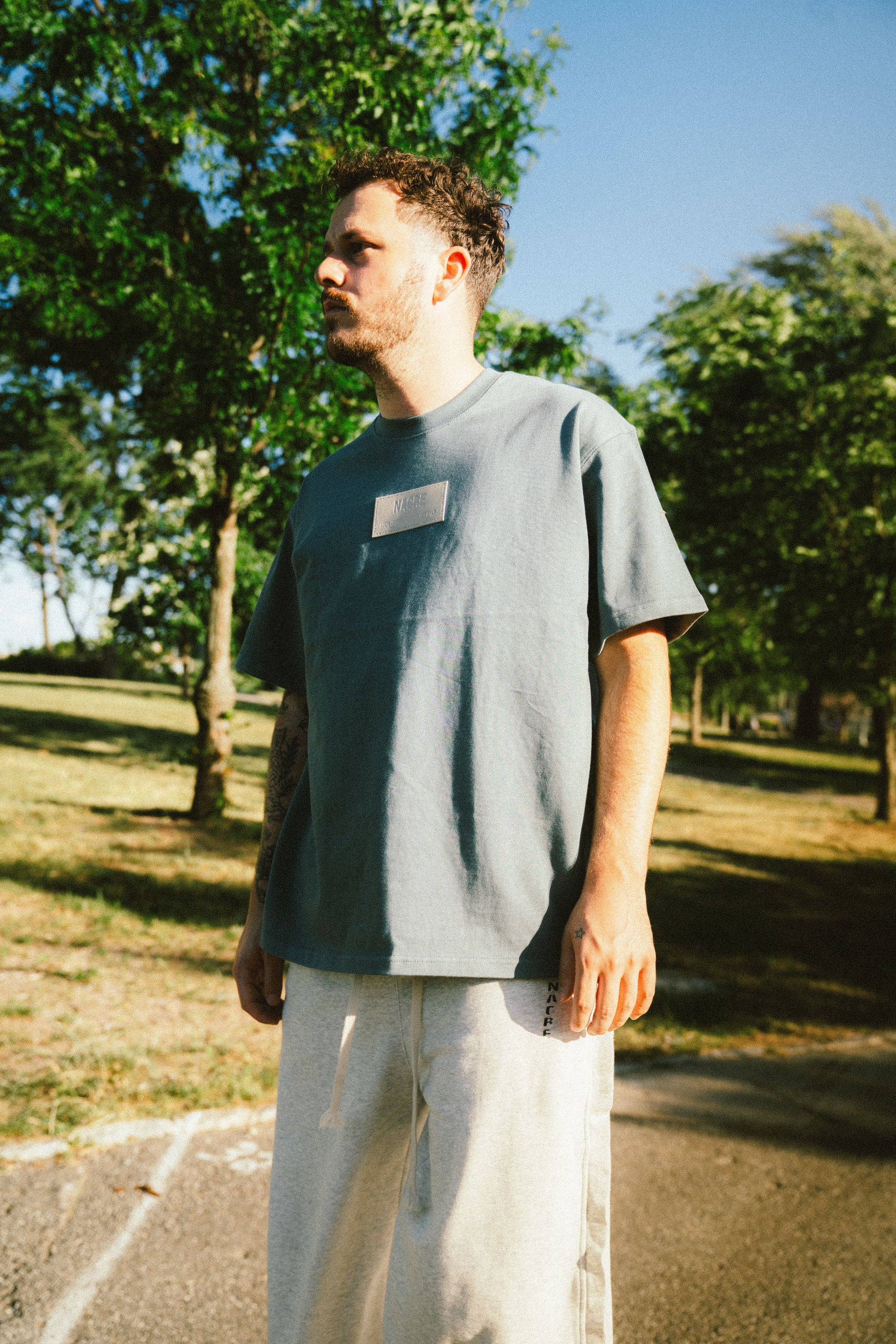 "NACRE" Broad Logo Classic T-Shirt